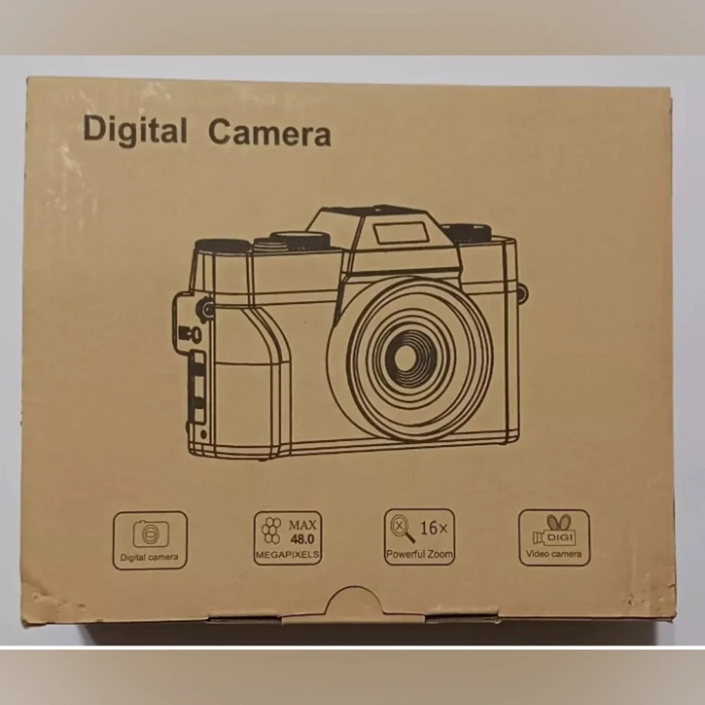 4K Digital Camera Ultra HD Ishare 48MP.